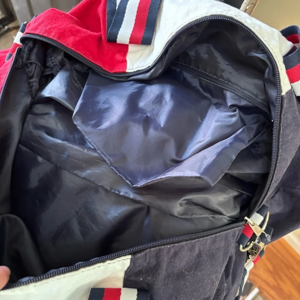 Tommy Hilfiger Classic Spell Out Canvas Duffle Bag